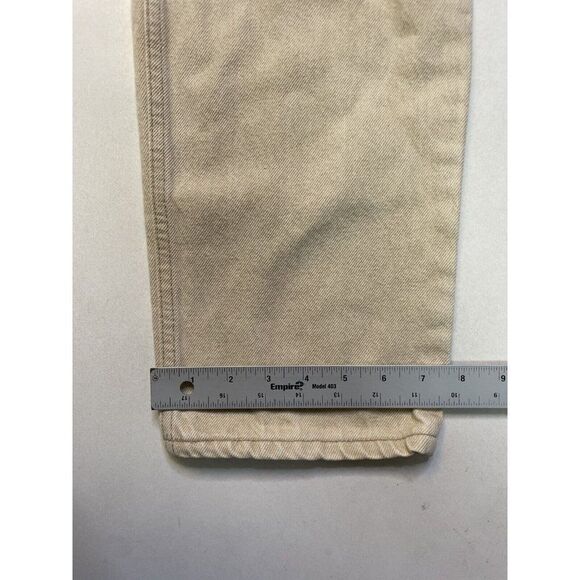 VINTAGE Levi's 550 Denim Jeans Men Size 30 X 30 Beige Tag Size 32 X 32 USA 90s - Picture 8 of 9